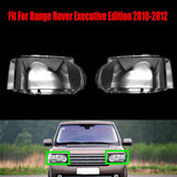 Fits Rover Executive Edition 10-12 Range Headlight Headlamp Lens Cover Pair