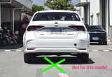 for 2020-2024 Toyota Corolla Sedan Rear Pearl White Spoiler Lip Wing ABS Style