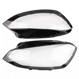 Fits Volkswagen VW Golf 7 14-17 Pair Front Clear Headlight Lampshade Lense Cover