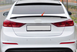 For 2017-2018 Hyundai Elantra Sedan Rear Trunk Spoiler Unpainted Wing Lip