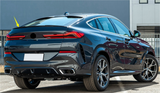 For 2020-2023 BMW X6 G06 4 -Door Glossy Black ABS Rear Trunk Spoiler Wing