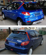 For 2003-2009 Peugeot 206 Hatchback 1pcs Rear Trunk Spoiler Wing Unpainted