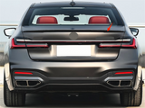For 2016-2022 BMW 7 Series G11 G12 740i 750i Sedan Rear Spoiler Wing ABS Black