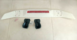 For 2021-2024 Hyundai Elantra Rear Spoiler Wing AL Style LED Light Un-paint ABS