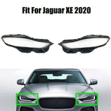 Headlight Headlamp Clear Lens Left Right Cover for Jaguar XE 2020 2Pcs