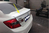 for 2012-2013 Honda Civic Sedan 4DR Rear Factory Style Spoiler Wing Plastic