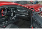 ABS carbon fiber For Ford Mustang 2015-2023 Dashboard Center Console Cover Trim