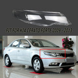 Right Headlamp Lampshade Headlight Lens Cover Shell for Kia Cerato Forte 09-13