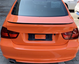 For 2005-2012 BMW 3 Series E90 M3 Style Sedan 4-Door Rear Spoiler Wing ABS Black