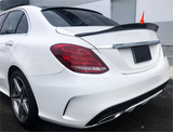 For 2015-2021 Mercedes-benz W205 C63 AMG Sedan Rear Spoiler PSM 4D Glossy Black