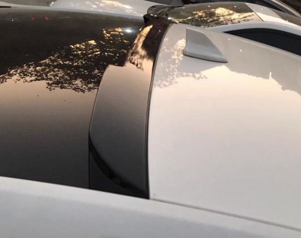 For 2013-2020 Ford Mondeo Fusion Sedan ABS Black Rear Spoiler Roof Wing V Style
