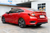 for 2016-2021 Honda Civic Rear Trunk Boot Lip Wing Spoiler Factory Style ABS
