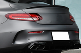 For 2015-2021 Mercedes-Benz C-Class W205 Coupe 2DR ABS Rear Spoiler Wing Black