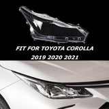for Toyota Corolla 19-21 Transparent Shell Lampshade Right Side Headlight Lens