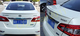for 13-19 Nissan Sentra Factory Style Trunk Spoiler Boot Lip Wing ABS Unpainted