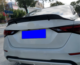 For 2020-2024 Nissan Sentra R Style Rear Trunk ABS Spoiler Wing Glossy Black