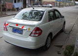 For 2007-2010 NISSAN VERSA Tiida Sedan Rear Spoiler Wing Factory Style ABS