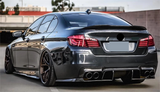 For 2011-2017 BMW 5 Series F10 F18 Sedan PSM Style Rear Spoiler Wing ABS Black