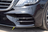 For Mercedes-Benz W222 S450/560 2018-2019 Chrome Front Bumper Moulding Trim 3P A