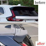 For Honda CRV CR-V 2023-2024 Rear Trunk Spoiler Wing Flap Fit Carbon Style ABS