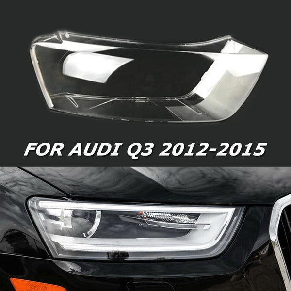 For Audi Q3 2012-2015 1x Right Headlight Lens Headlamp Shell Cover Transparent