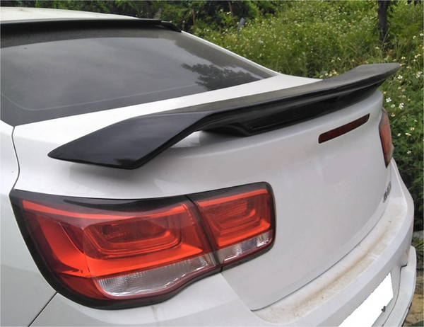 For 2011-2023 Chevy Chevrolet Malibu Sedan Double Layer Rear Spoiler Gloss Black