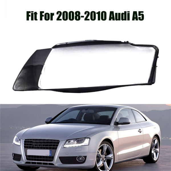 Headlight Headlamp Clear Lens Left Cover for 2008-2010 Audi A5