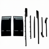 Door Side Body Vent Trim Strip Kit For Range Rover Vogue L405 2013-2022 Glossy Black
