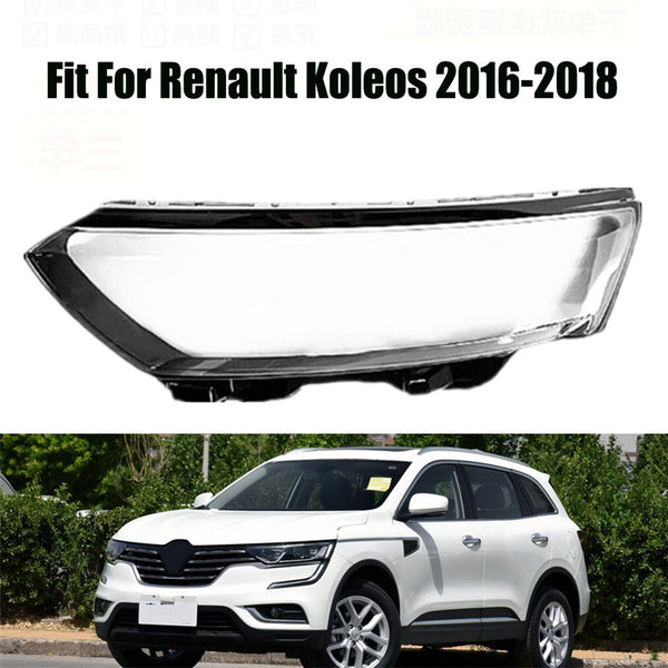 for Renault Koleos 2016-2018 Headlight Headlamp Clear Lens Left Cover