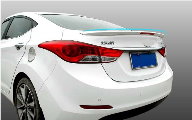 For 2011-2016 Hyundai Elantra With Light B Spoiler Wing Factory Style Rear Trunk