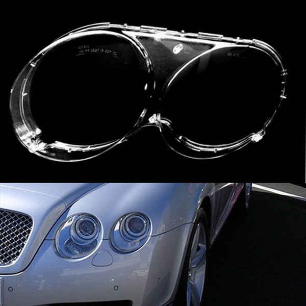 for Bentley Continental GT 2005-2017 Left Headlight Clear Lens Cover Lampshade