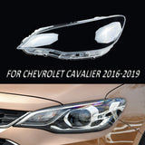 for Chevrolet Cavalier 2016-2019 Lamp Shell Left Side Headlight Lens Cover
