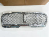 Front Mesh Grill Bumper Vent Grille Silver For Lincoln Continental 2017-2020