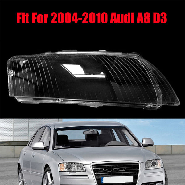 Fits Right Headlight Headlamp Clear Lens Cover 2004-2010 Audi A8 D3 A8L