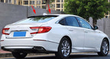 for 2018-2022 Honda Accord 4dr Sedan Painted Window Side Roof Spoiler Wing Black