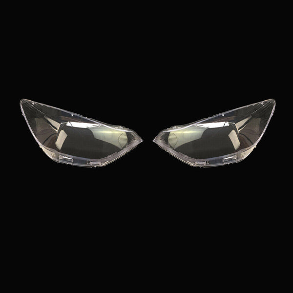 for Chevrolet Sail 3 15-18 Pair Clear Headlamp Headlight Lens Light Shell