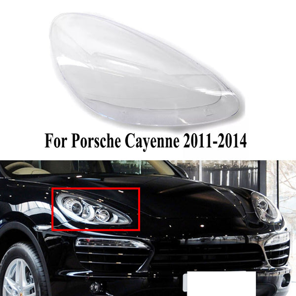 For Porsche Cayenne 2011-2014 SUV 4 Door Headlight Lens Cover Shell RIGHT
