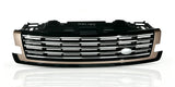 SV Style Front Bumper Grille For Range Rover L460 2023-2026 Gold Trim Silver Grill