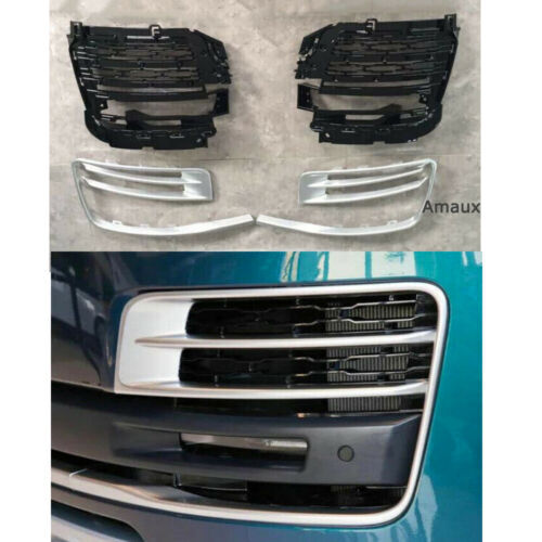 Front Fog Light Frame Grille Cover For Range Rover HSE L405 2018-2022 Silver