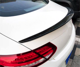For 2015-2021 Mercedes-Benz C-Class W205 Coupe 2DR ABS Rear Spoiler Wing Black