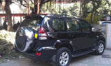 for 2003-2009 Toyota Prado FJ120 Plastic Rear Trunk Boot Lip Wing Spoiler ABS
