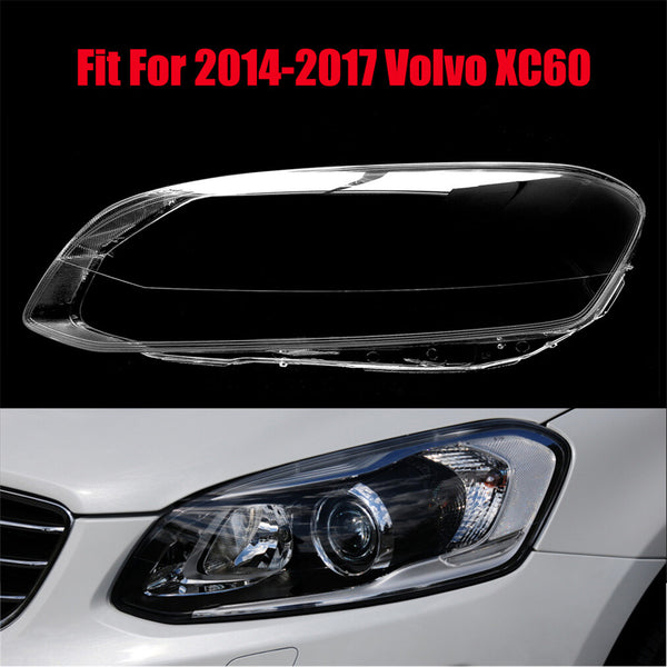 Headlight Headlamp Clear Lens Left Cover for 2014-2017 Volvo XC60