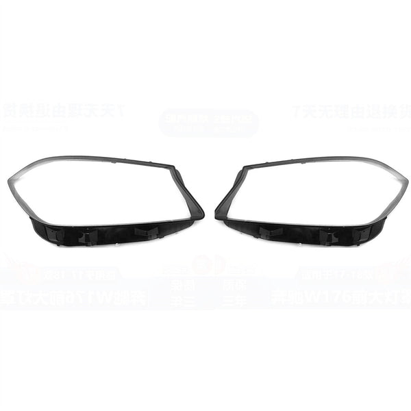 Headlight Lens For Mercedes Benz A-Class W176 A180 A200 A260 A45 AMG 17-18 Pair