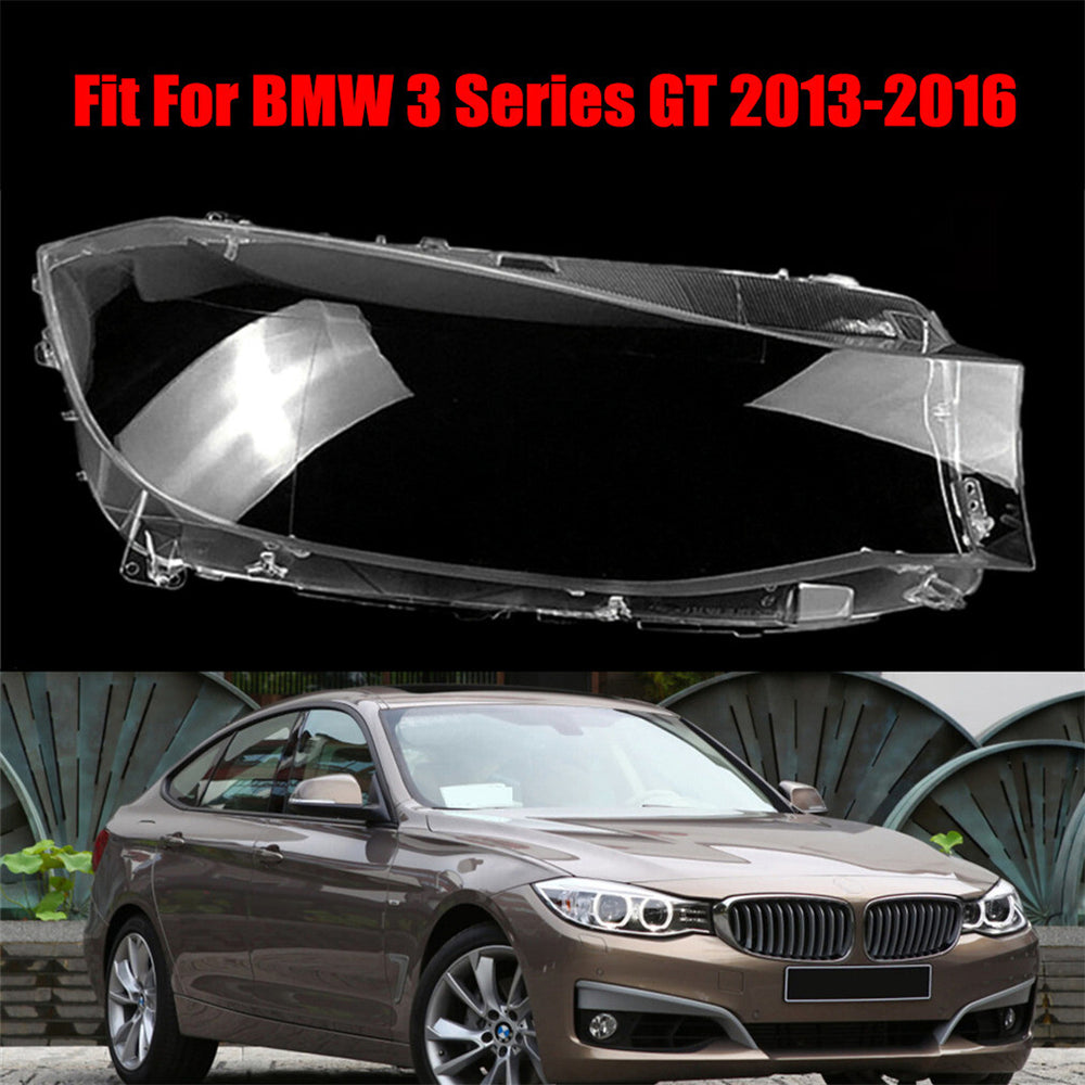 For BMW 3 Series GT F34 2013-2016 Headlight Headlamp Clear Lens Right Cover