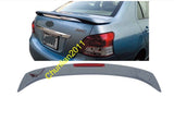 for 2006-2013 Toyota Yaris Sedan Factory Style Boot Lip Wing Spoiler with Light
