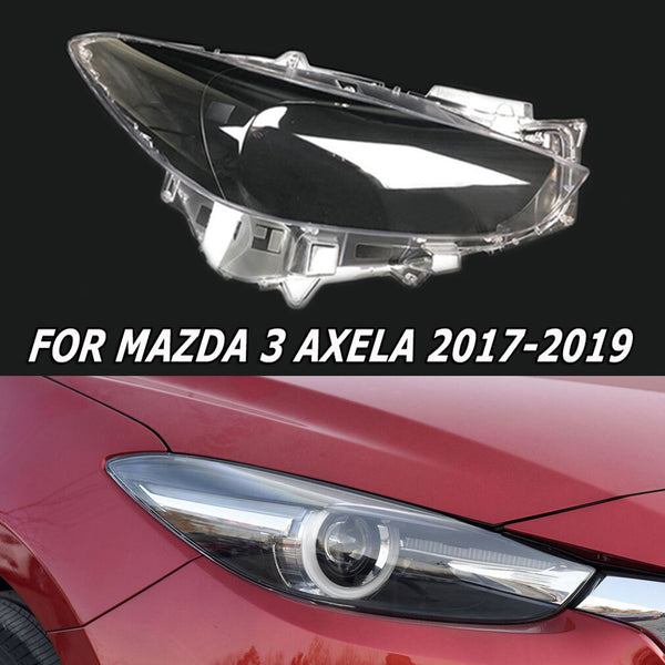 Fits Mazda 3 Axela 2017-2019 Right Front Headlight Lens Cover Cap Headlamp Clear
