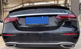 For 2016-2022 Mercedes Benz E-Class W213 Glossy Black Rear M4 Spoiler Wing Lip