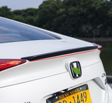 Glossy Black For 2016-2021 Honda Civic Sedan Rear Trunk Spoiler Wing ABS