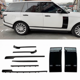 Door Side Body Vent Trim Strip Kit For Range Rover Vogue L405 2013-2022 Glossy Black