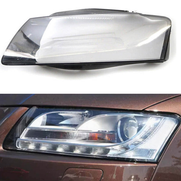 Fits Audi A5 2008-2010 Front Left Headlight Lens Clear Headlamp Shell Cover
